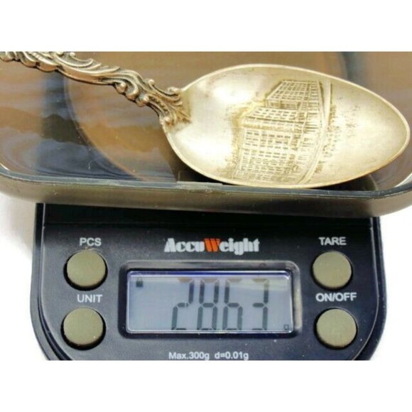 1902 King Edward Hotel Toronto Sterling Silver Antique Spoon 5 1/4"  Canada R.D. - Picture 8 of 16